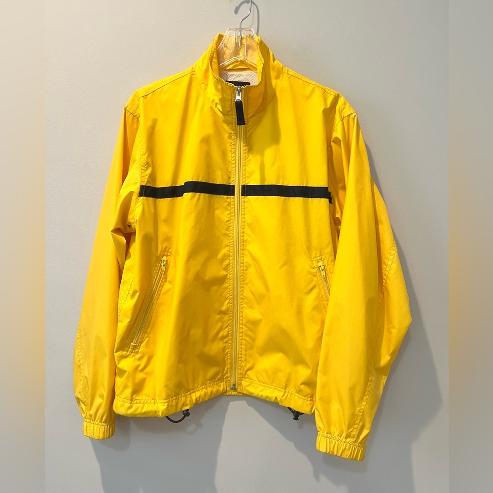 VTG Gap Yellow Rain Jacket Windbreaker Men's XS Vi Y2K